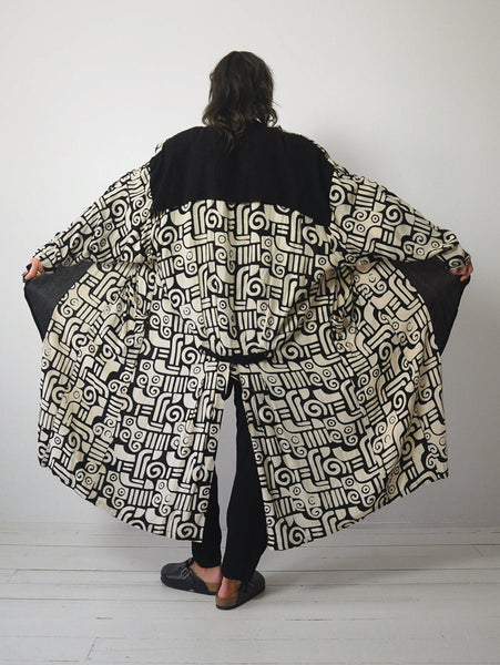 90's Draped 3 pc. Batik Pant Set