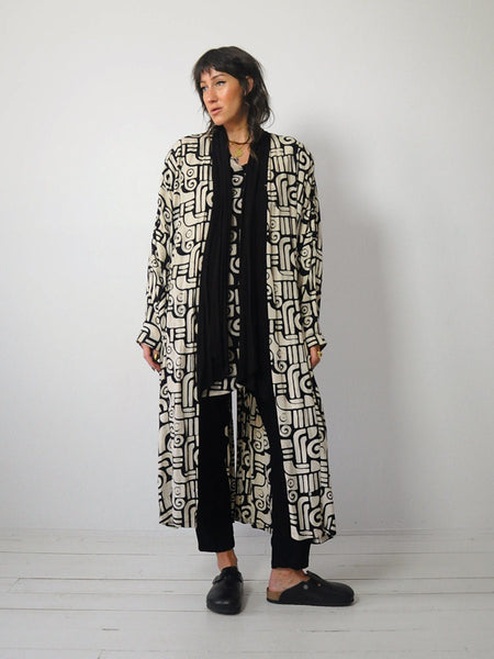 90's Draped 3 pc. Batik Pant Set