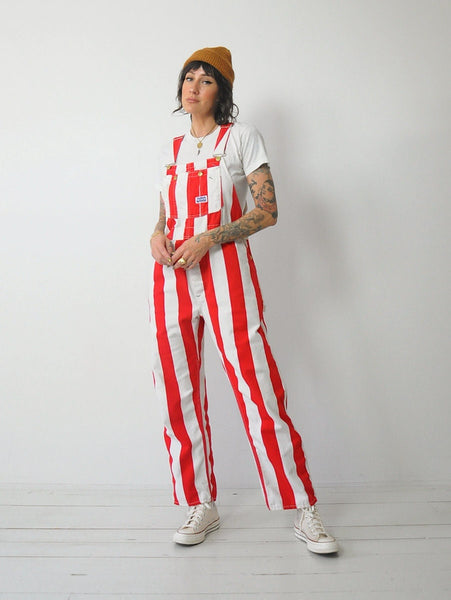 1970's Big Smith Red Stripe Overalls