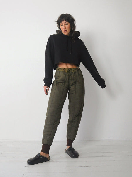 1970's Czech Military Quilted Liner Pants