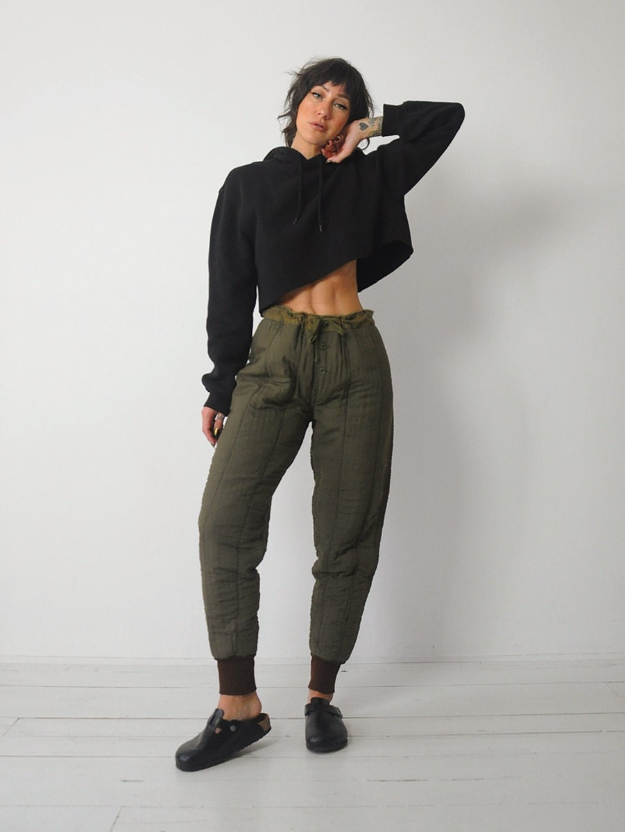 1970's Czech Military Quilted Liner Pants