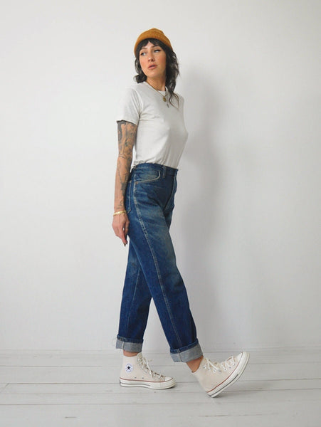 1980's White Paper Thin T-shirt