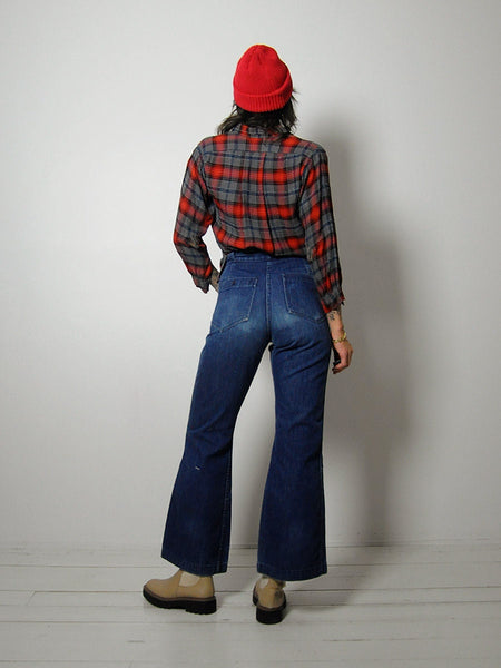 1970's Sailor Flared Jeans 31x30