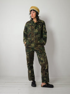 1980's Military Camouflage Coveralls