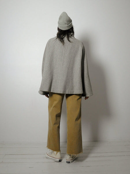 1950's Wool Tweed Swing Coat