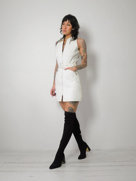 y2k Vegan Leather B.B. Dakota Dress