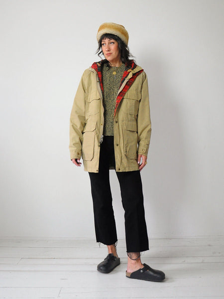 1980's Wheat Woolrich Parka