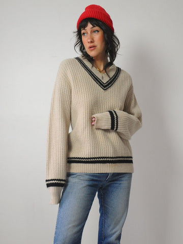 1960's Johnny Wool Tennis sweater