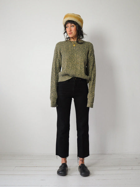 90's J.Crew Marled Cotton Sweater