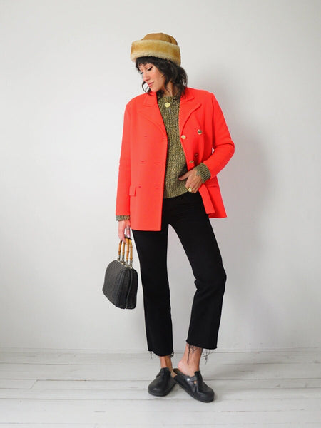 1960's Dayglo Knit Jacket