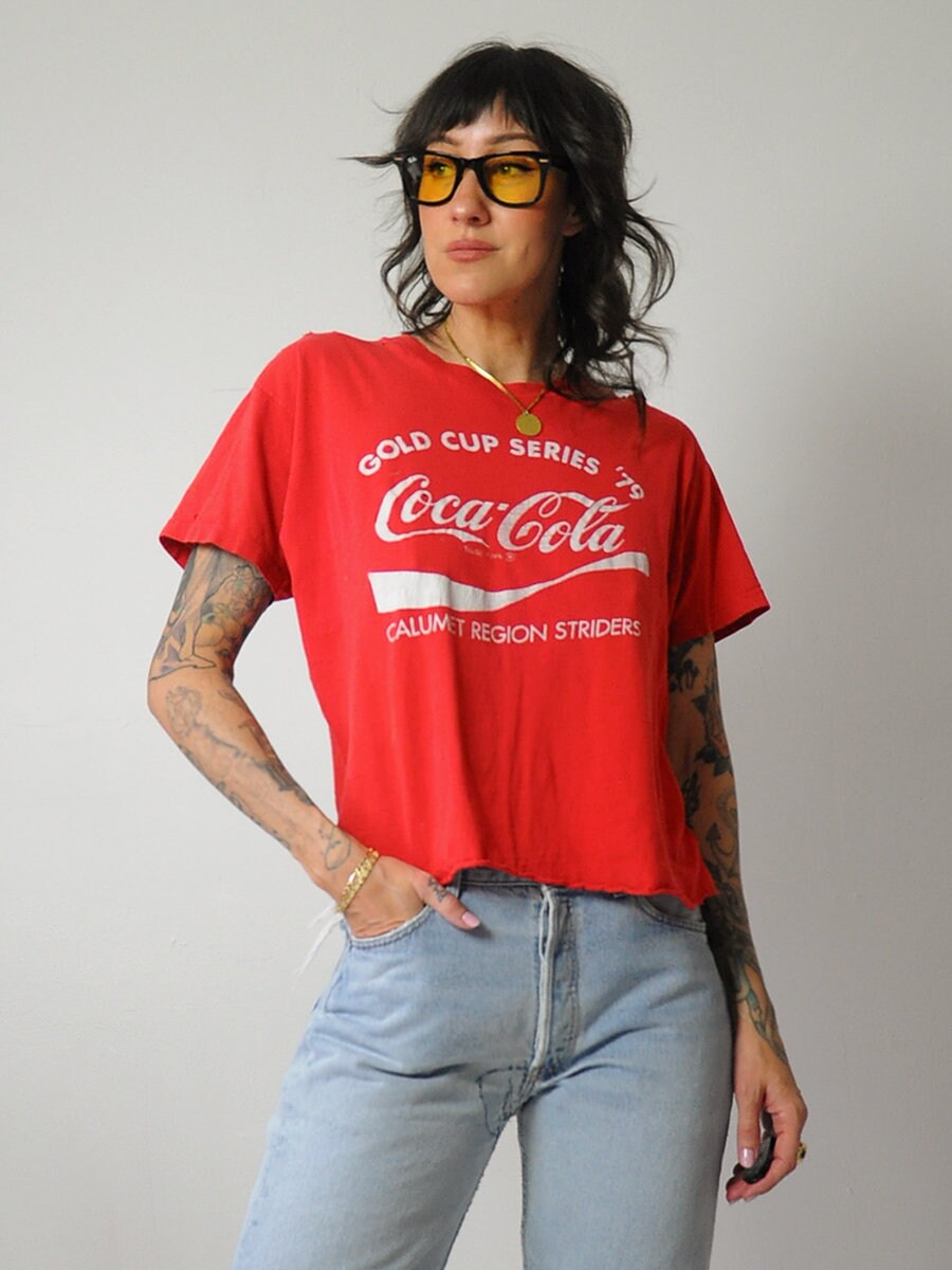 1970's Coca-Cola Cropped T-shirt