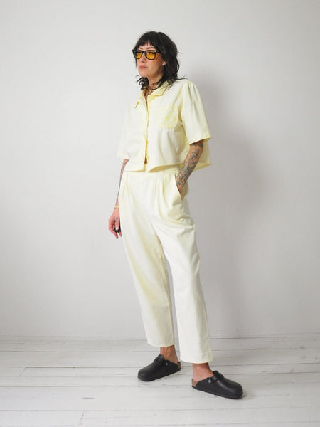1980's Sherbet 2 Piece Pant Set