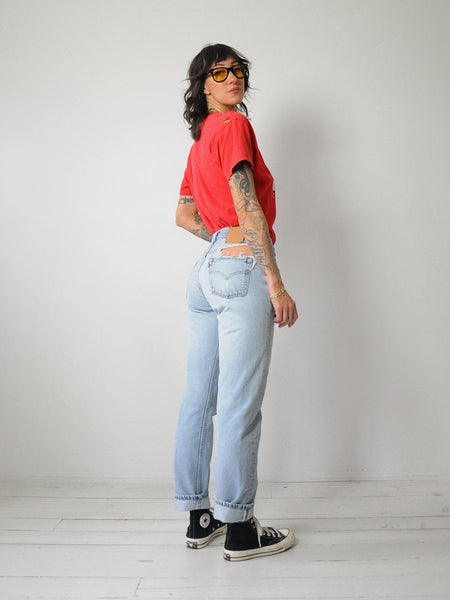 Patched Levi's 501 Jeans 28x30.5