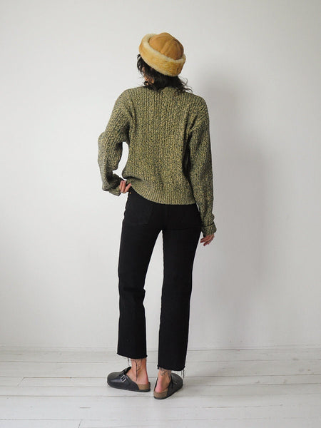 90's J.Crew Marled Cotton Sweater