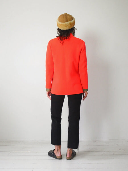 1960's Dayglo Knit Jacket