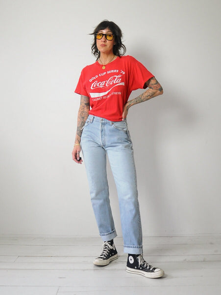 1970's Coca-Cola Cropped T-shirt