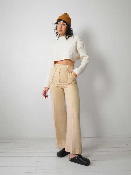 1970's Wheat Woven Flares 22/24x29