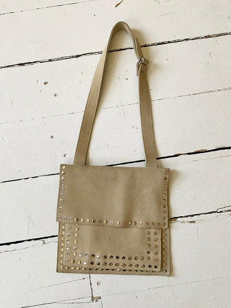 1970's Studded Suede Bag